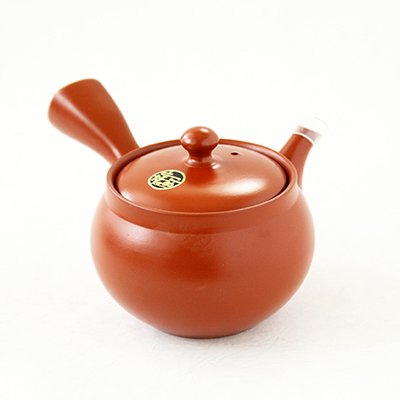 常滑焼 ステンレスフィルター付 朱泥 急須 360ml