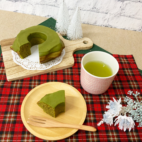 お待たせいたしました「抹茶チョコかけ抹茶バウム」再入荷いたしました！