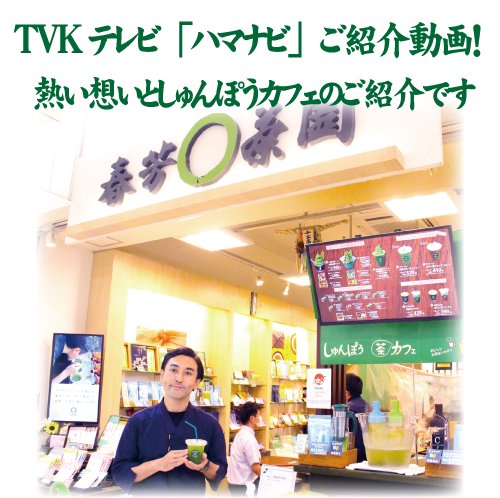 TVK「ハマナビ」に春芳茶園としゅんぽうカフェをご紹介いただきました！