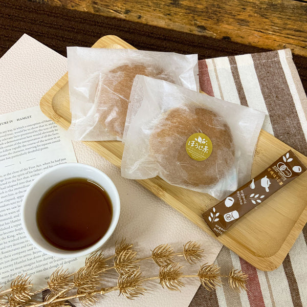 秋の季節限定和菓子「ほうじ茶どら焼き」いかがでしょうか