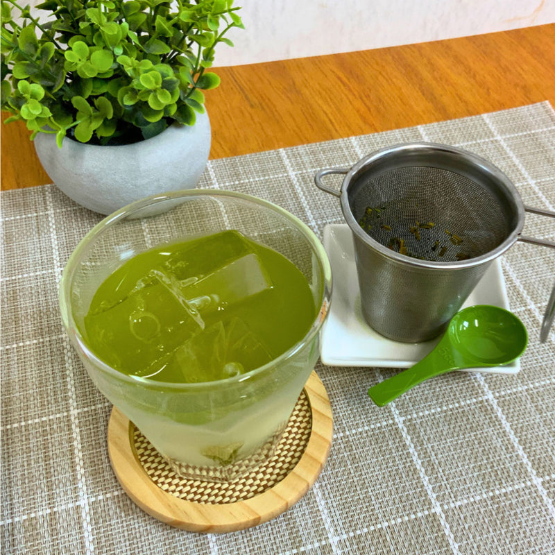 特別価格【静岡森産】水出し緑茶「はまかぜ」＆SS手付きフィルター