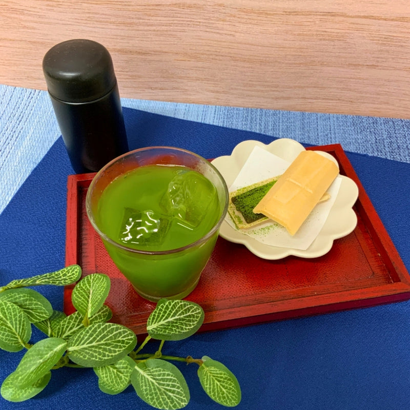 【愛知県西尾産】抹茶「有機抹茶スティックタイプ」＆ステンレスシェイカーセット※ネコポス便不可