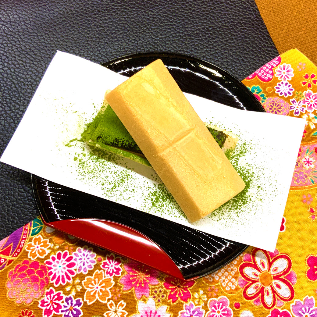 【スティック有機抹茶付】茶々最中羊羹　８個入　※ネコポス便不可