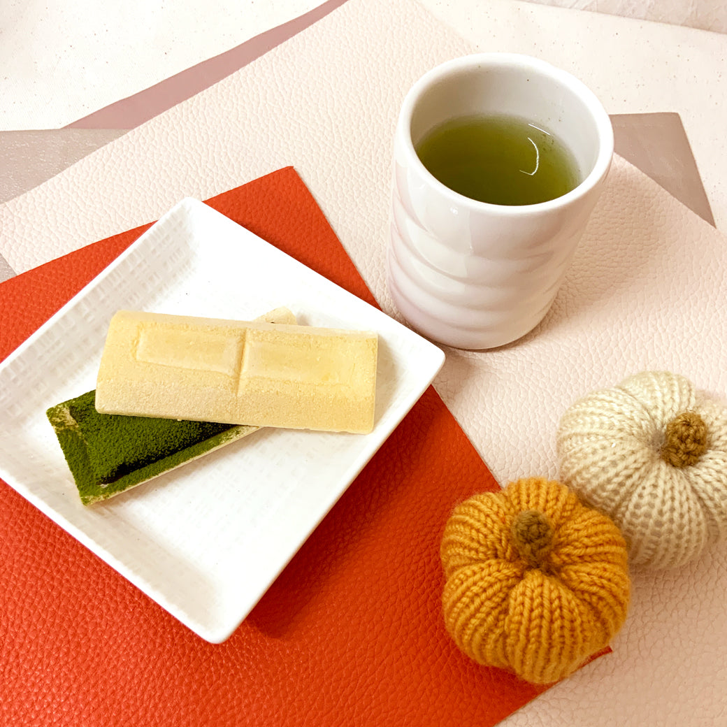 【スティック有機抹茶付】茶々最中羊羹　３個入　※ネコポス便不可