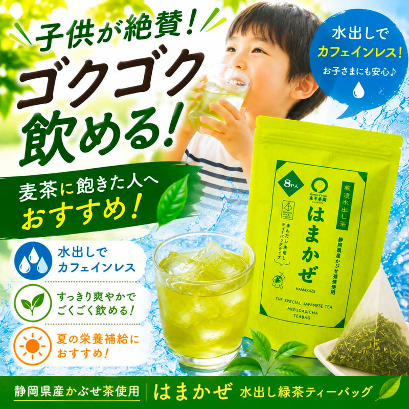 静岡森産】 水出し緑茶「はまかぜティーパック」5g×8P詰｜春芳茶園