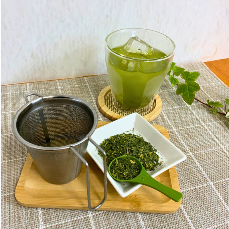特別価格【静岡森産】水出し緑茶「はまかぜ」＆SS手付きフィルター