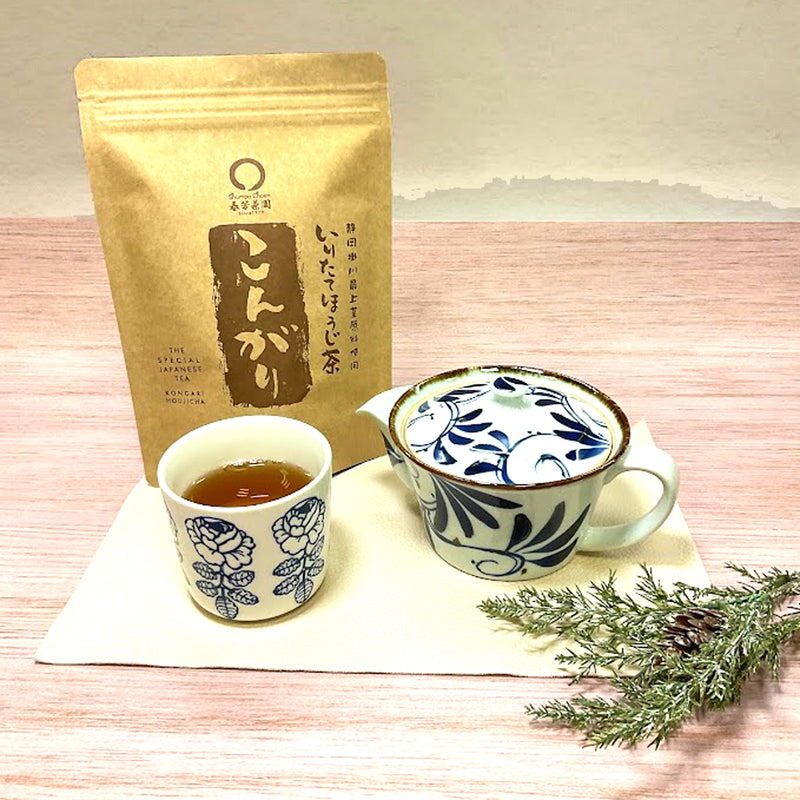 【静岡掛川産茎使用】炒りたてほうじ茶「こんがり」100ｇ詰　※ネコポス便不可