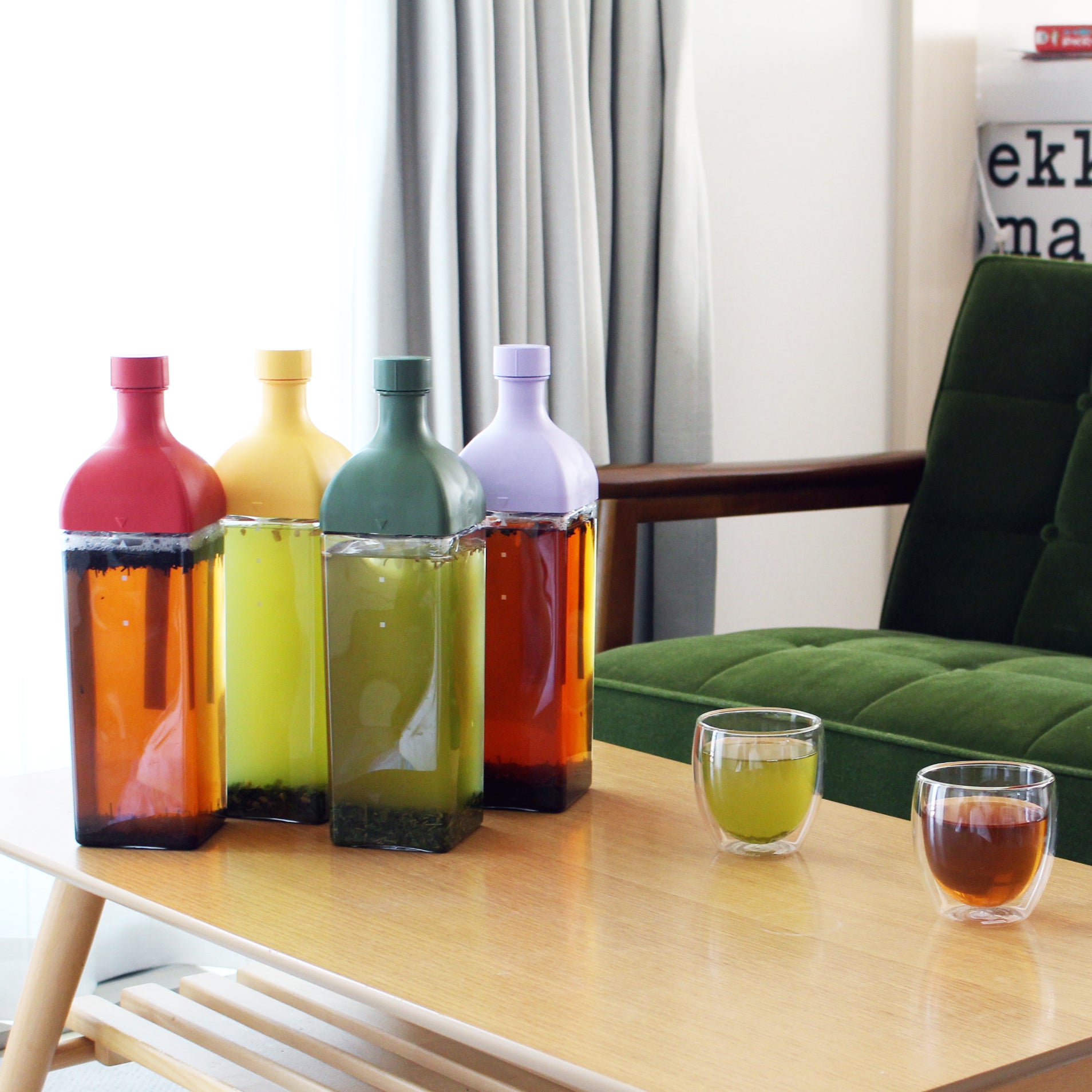 ハリオ製　限定カラー　フィルターインカークボトル