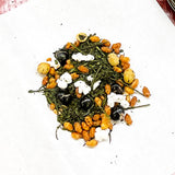 《2026年「午」干支年賀和紙袋入》福呼ぶ福豆入玄米茶「福茶」70g詰【静岡掛川菊川産やぶきた品種煎茶ひととき使用】